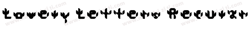 Lovely Letters Regular字体转换